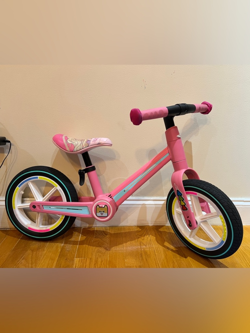 Pink Kids Balance Bike - Brand Unspecified